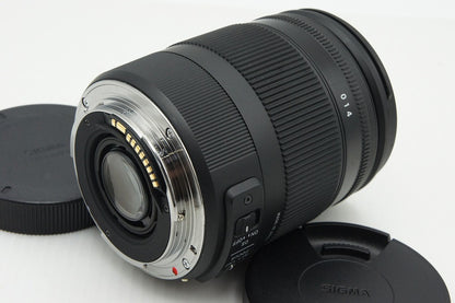 良品 SIGMA 18-200mm F3.5-6.3 DC MACRO OS HSM Contemporary Canon EFマウント APS-C ズームレンズ フード付 260123am
