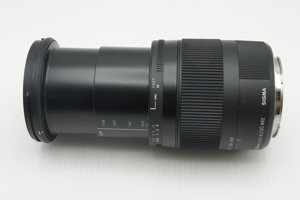 良品 SIGMA 18-200mm F3.5-6.3 DC MACRO OS HSM Contemporary Canon EFマウント APS-C ズームレンズ フード付 260123am