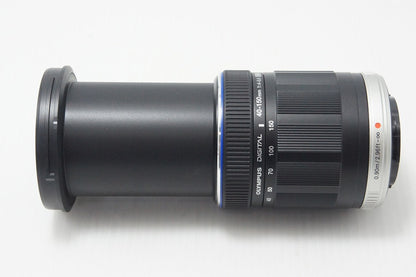 美品 OLYMPUS オリンパス M.ZUIKO DIGITAL ED 40-150mm F4-5.6 ズームレンズ マイクロフォーサーズ ブラック 260818n