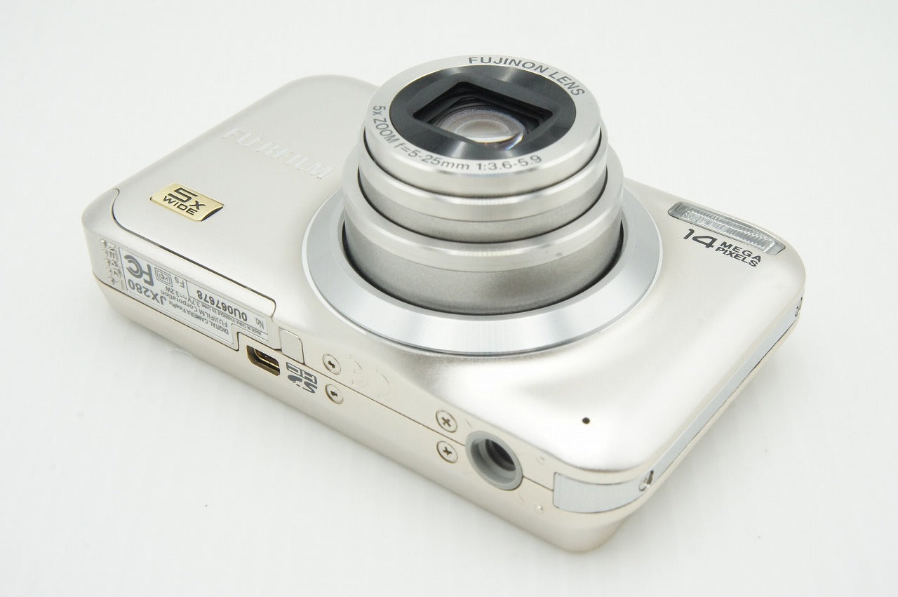 美品 FUJIFILM フジフィルム FinePix JX280 コンパクトデジタルカメラ シャンパンゴールド 260123ad