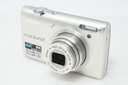 美品 Nikon ニコン COOLPIX S5100 コンパクトデジタルカメラ ウォームシルバー 260512l