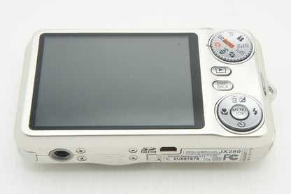 美品 FUJIFILM フジフィルム FinePix JX280 コンパクトデジタルカメラ シャンパンゴールド 260123ad