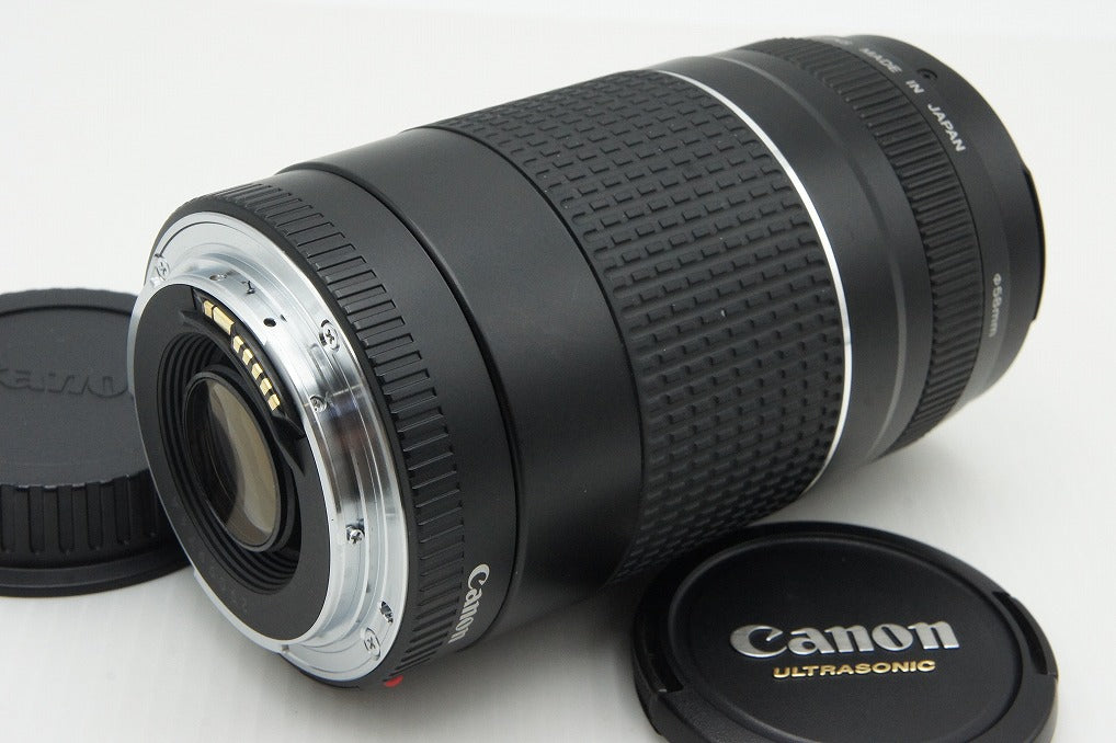 良品 Canon キヤノン EF 75-300mm F4-5.6 III USM フルサイズ ズームレンズ 元箱付 260126w