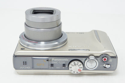 美品 Panasonic パナソニック LUMIX DMC-TZ20 コンパクトデジタルカメラ ゴールド 260513i