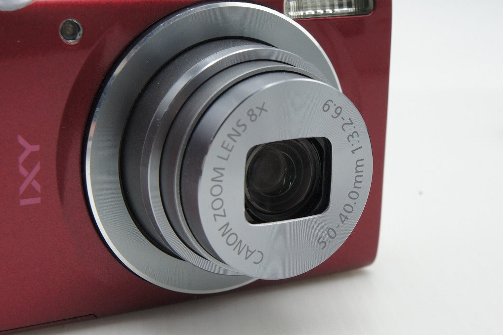 訳あり品 Canon キヤノン IXY 120 コンパクトデジタルカメラ レッド 元箱付 260313c
