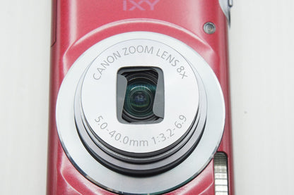 訳あり品 Canon キヤノン IXY 120 コンパクトデジタルカメラ レッド 元箱付 260313c