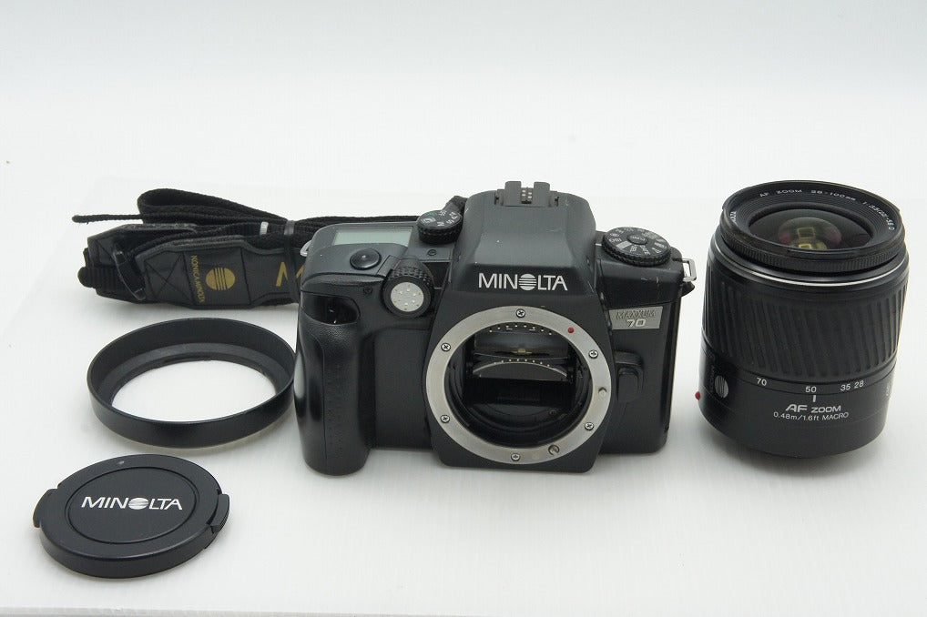 MINOLTA ミノルタ Maxxum 70 + AF 28-100mm F3.5-5.6D α-70 レンズキット フィルム一眼レフカメラ 260120g
