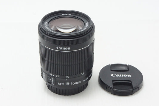 良品 Canon キヤノン EF-S 18-55mm F3.5-5.6 IS STM ズームレンズ APS-C 260818x