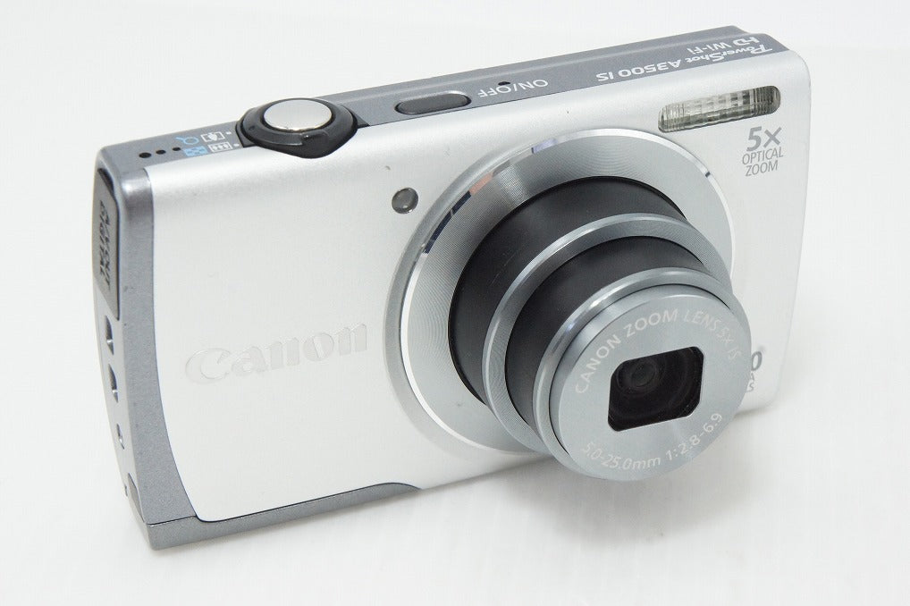 良品 Canon キヤノン PowerShot A3500 IS コンパクトデジタルカメラ シルバー 元箱付 260512i