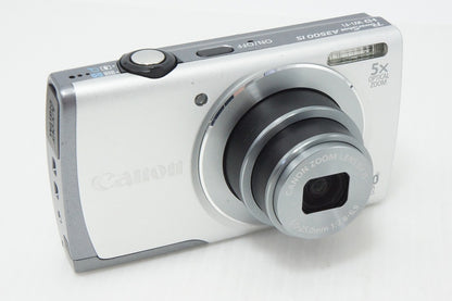 良品 Canon キヤノン PowerShot A3500 IS コンパクトデジタルカメラ シルバー 元箱付 260512i