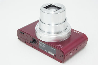 美品 SONY ソニー Cyber-shot DSC-WX500 コンパクトデジタルカメラ レッド 元箱付 260512u