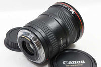 美品 Canon キヤノン EF 17-40mm F4L USM フルサイズ ズームレンズ フード付 241207ah