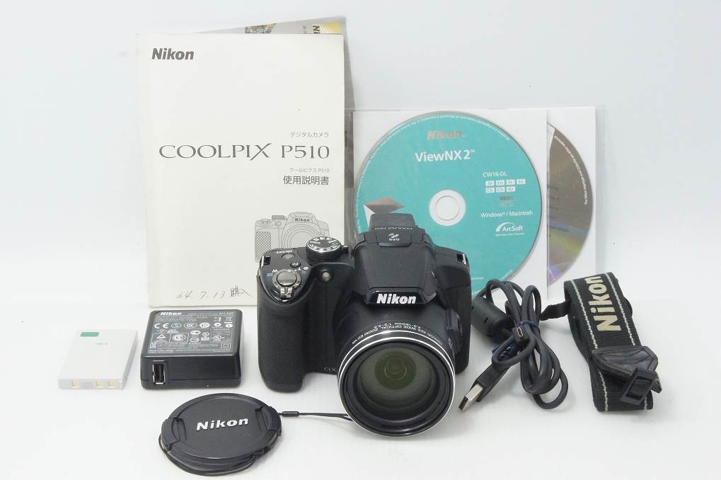Nikon ニコン COOLPIX P510 デジタルカメラ ブラック 260812as