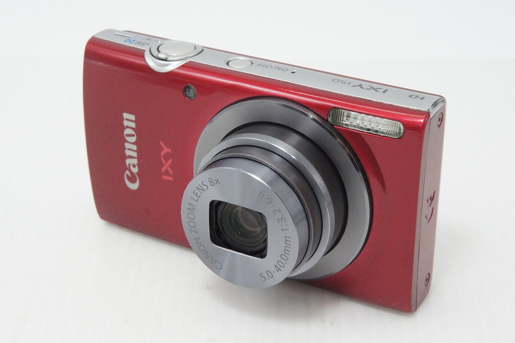 良品 Canon キヤノン IXY 150 コンパクトデジタルカメラ レッド 元箱付 260512e
