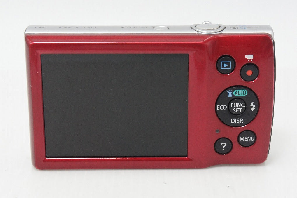 良品 Canon キヤノン IXY 150 コンパクトデジタルカメラ レッド 元箱付