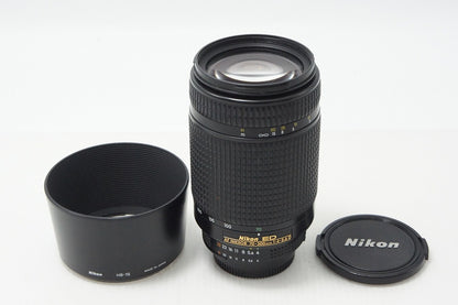 Nikon ニコン AF NIKKOR ED 70-300mm F4-5.6D ズームレンズ フルサイズ フード付 260818q