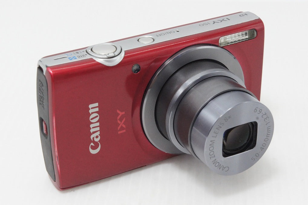 良品 Canon キヤノン IXY 150 コンパクトデジタルカメラ レッド 元箱付
