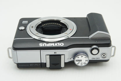 OLYMPUS オリンパス PEN Lite E-PL1 ボディ ミラーレス一眼カメラ ブラック 元箱付 260126f