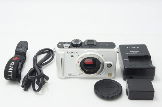 良品 Panasonic パナソニック LUMIX DMC-GF1 ボディ ミラーレス一眼カメラ ホワイト 260811s