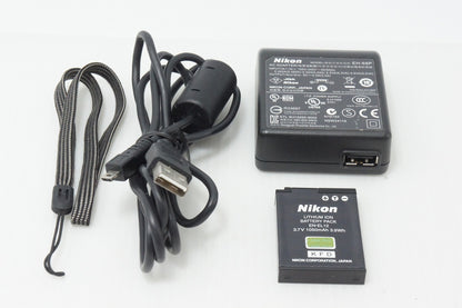 美品 Nikon ニコン COOLPIX S6000 コンパクトデジタルカメラ フラッシュレッド 260508p