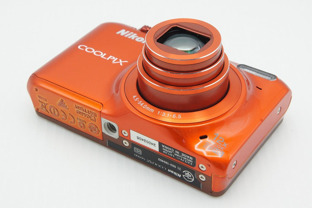 良品 Nikon ニコン COOLPIX S6500 コンパクトデジタルカメラ マンダリンオレンジ 元箱付 260313p