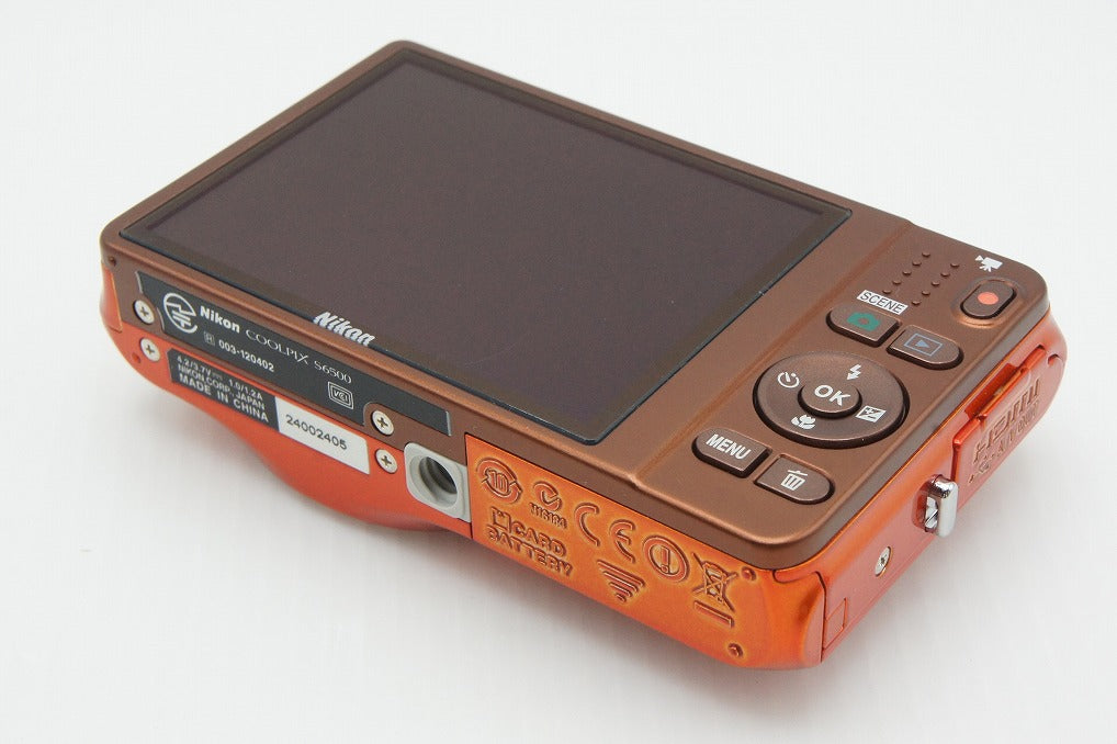 良品 Nikon ニコン COOLPIX S6500 コンパクトデジタルカメラ マンダリンオレンジ 元箱付 260313p
