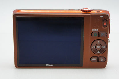 良品 Nikon ニコン COOLPIX S6500 コンパクトデジタルカメラ マンダリンオレンジ 元箱付 260313p
