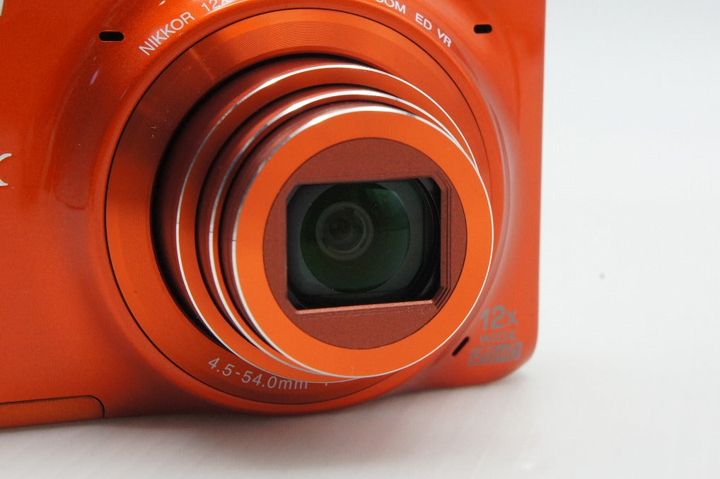 良品 Nikon ニコン COOLPIX S6500 コンパクトデジタルカメラ マンダリンオレンジ 元箱付 260313p