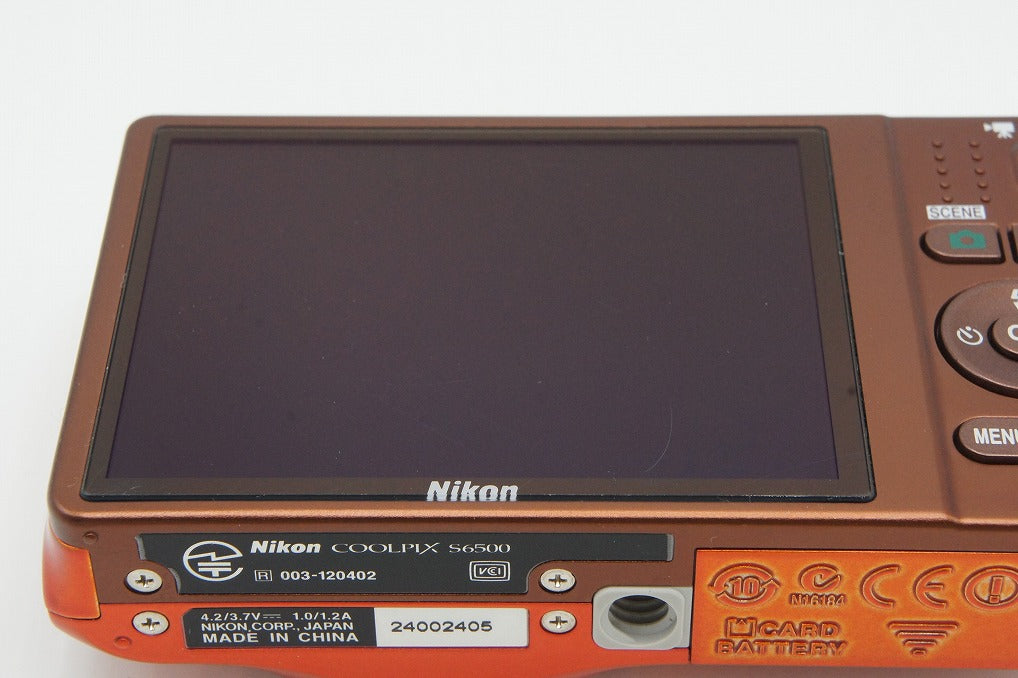 良品 Nikon ニコン COOLPIX S6500 コンパクトデジタルカメラ マンダリンオレンジ 元箱付 260313p