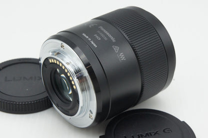 良品 Panasonic LUMIX G MACRO 30mm F2.8 ASPH. MEGA O.I.S. H-HS030 マイクロフォーサーズ ブラック 260313x