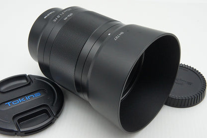 良品 Tokina トキナー atx-m 85mm F1.8 FE SONY ソニー Eマウント 単焦点レンズ フルサイズ 元箱付 260128e