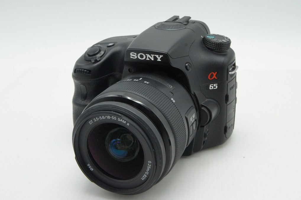 良品 SONY ソニー α65 + DT 18-55mm SAM II レンズキット デジタル一眼レフカメラ 260128j