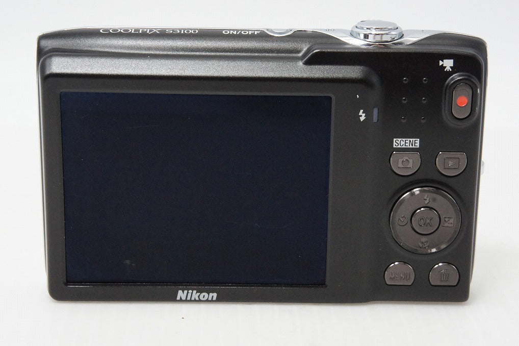 Excellent Condition Nikon COOLPIX S3100 Compact Digital Camera Champagne Silver 260512ad