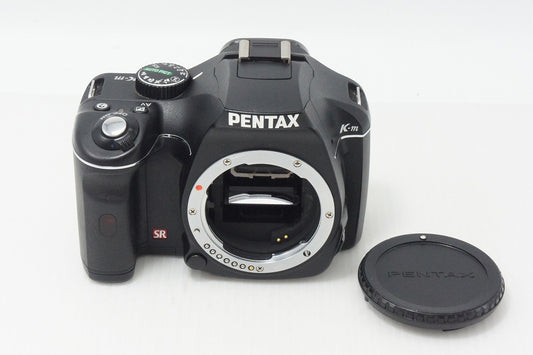 Excellent PENTAX K-m DSLR Camera Body Black 260818h