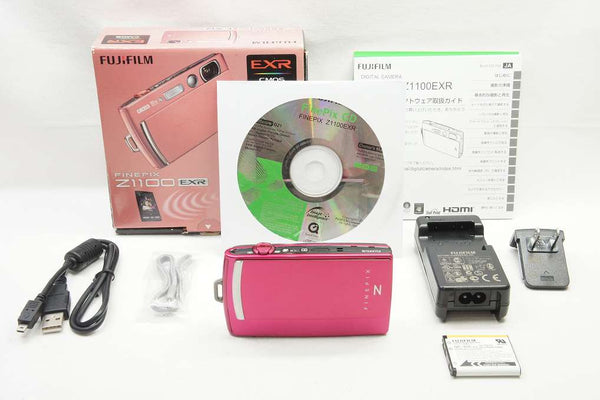 デジカメFinepix Z1100EXR FUJIFILM 充電器付き 動確済み 良品 FUJIFILM フジフィルム FinePix Z1100EXR コンパクト