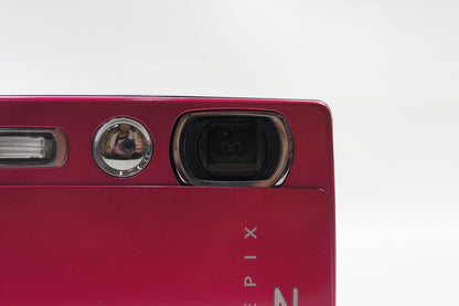 良品 FUJIFILM フジフィルム FinePix Z1100EXR コンパクトデジタルカメラ ピンク 元箱付 250730f