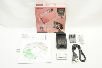 良品 FUJIFILM フジフィルム FinePix Z1100EXR コンパクトデジタルカメラ ピンク 元箱付 250730f