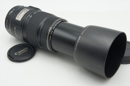 美品 Canon キヤノン EF 75-300mm F4-5.6 IS USM フルサイズ ズームレンズ フード付 260123ao