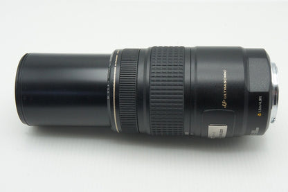 美品 Canon キヤノン EF 75-300mm F4-5.6 IS USM フルサイズ ズームレンズ フード付 260123ao