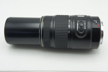 美品 Canon キヤノン EF 75-300mm F4-5.6 IS USM フルサイズ ズームレンズ フード付 260123ao