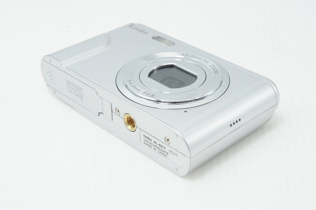 美品 KENKO ケンコー KC-03 TY コンパクトデジタルカメラ シルバー 260812e