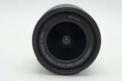 美品 Canon キヤノン EF-M 11-22mm F4-5.6 IS STM ズームレンズ EF-Mマウント 260128f