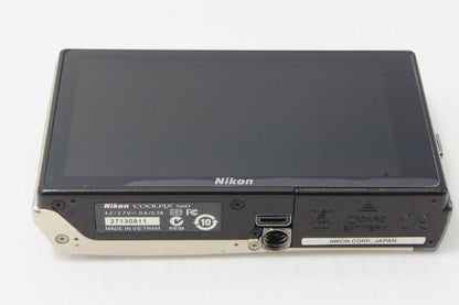 美品 Nikon ニコン COOLPIX S60 コンパクトデジタルカメラ リッチゴールド 元箱付 260512c
