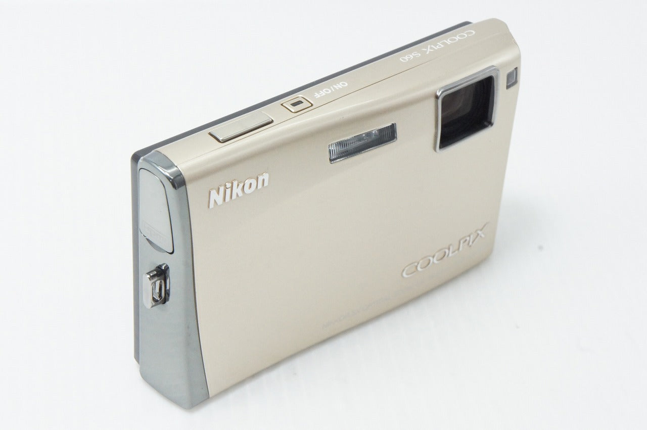 美品 Nikon ニコン COOLPIX S60 コンパクトデジタルカメラ リッチゴールド 元箱付 260512c