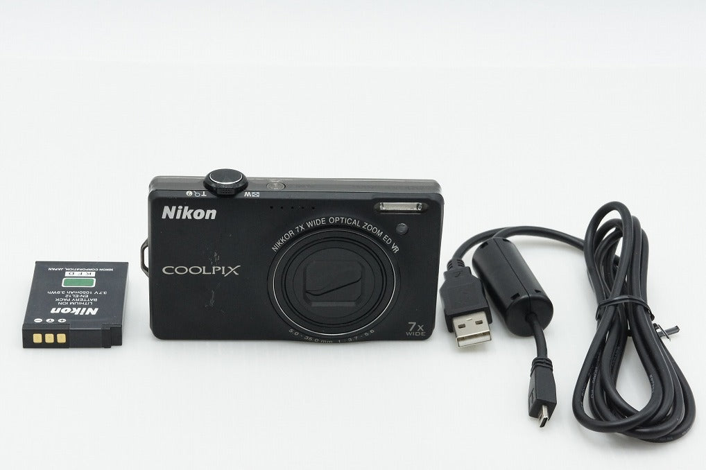 訳あり品 Nikon ニコン COOLPIX S6000 コンパクトデジタルカメラ ノーブルブラック 260313l