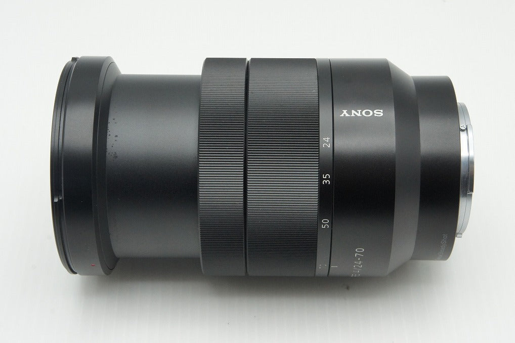 美品 SONY ソニー Vario-Tessar T* FE 24-70mm F4 ZA OSS SEL2470Z ズームレンズ Eマウント フルサイズ フード付 260128g