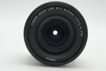 Canon キヤノン EF-S 18-55mm F4-5.6 IS STM APS-C ズームレンズ 260128i