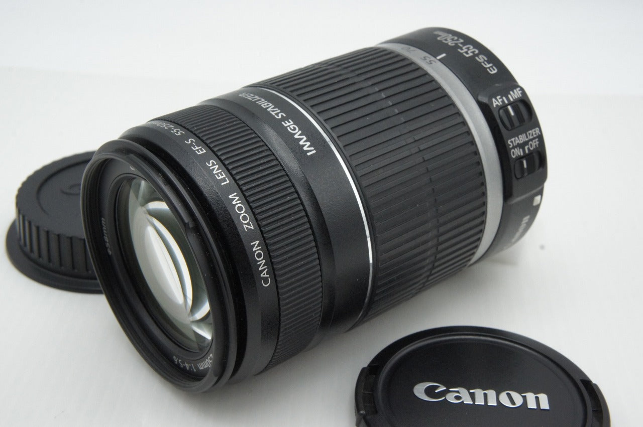 Canon キヤノン EF-S 55-250mm F4-5.6 IS APS-C ズームレンズ 260312e
