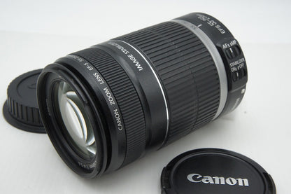 Canon キヤノン EF-S 55-250mm F4-5.6 IS APS-C ズームレンズ 260312e