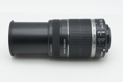 Canon キヤノン EF-S 55-250mm F4-5.6 IS APS-C ズームレンズ 260312e